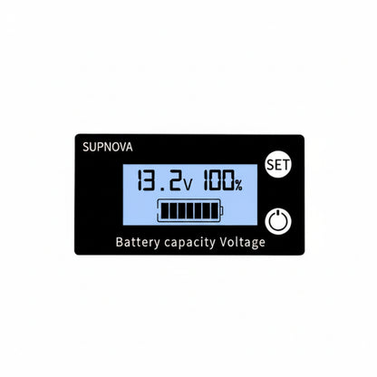 RV solar battery voltage indicator