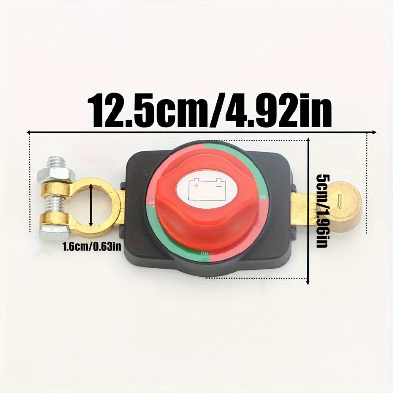 Brass battery terminal quick release