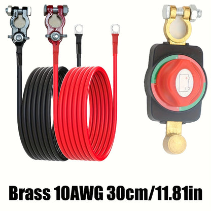 Marine battery disconnect with cable