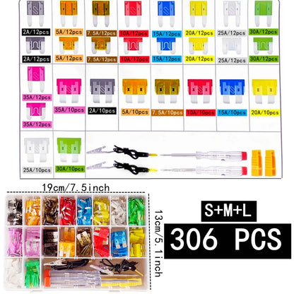 Car van motorcycle RV boat fuse kit