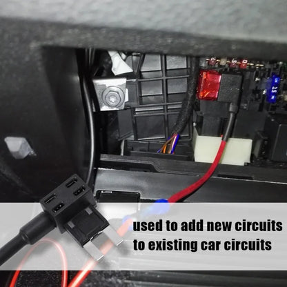 Add circuit fuse tap for dashcam