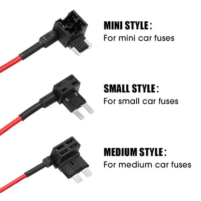 Mini fuse tap adapter for car