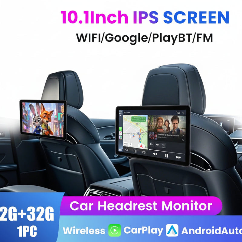 Car headrest monitor 10.1 inch Android touch screen