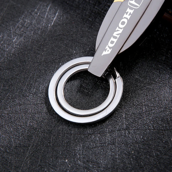 Car Keychain for Honda, Zinc Alloy Key Ring with Logo