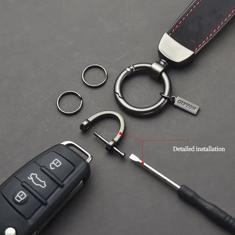 Subaru branded key ring