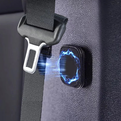 Car Seat Belt Holder Clip Magnetic 2pcs Front View