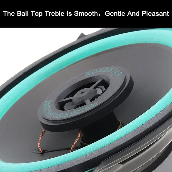 Car Speakers, Universal HiFi Coaxial 100W Audio System