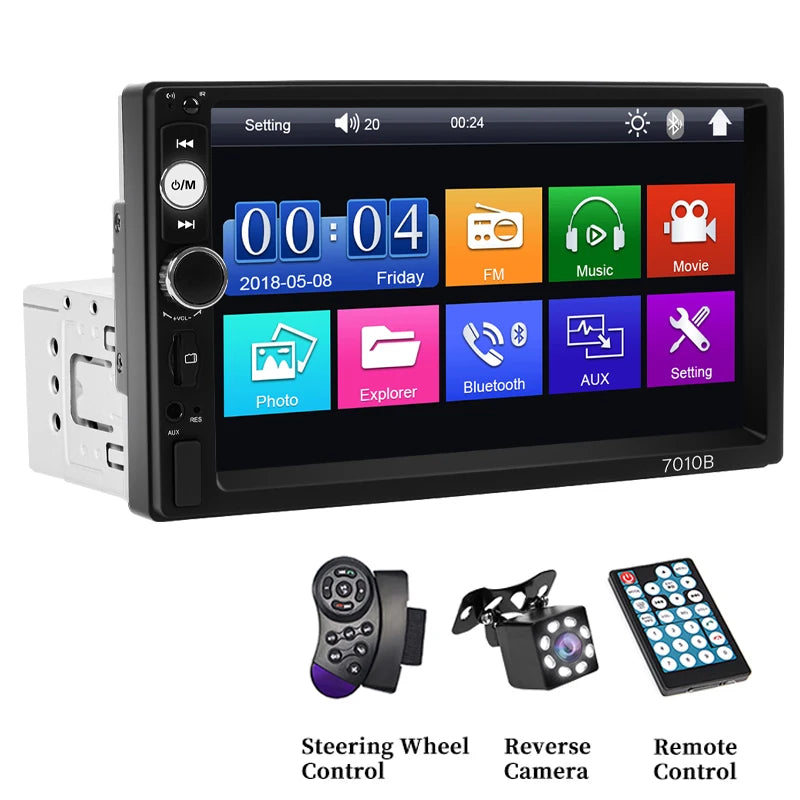 Car stereo with reverse camera support