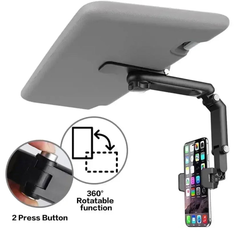 Universal car phone holder for sun visor