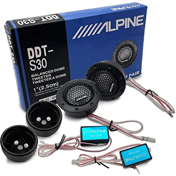 Car Tweeter Speakers, HiFi Treble 50W RMS Silk Dome Universal