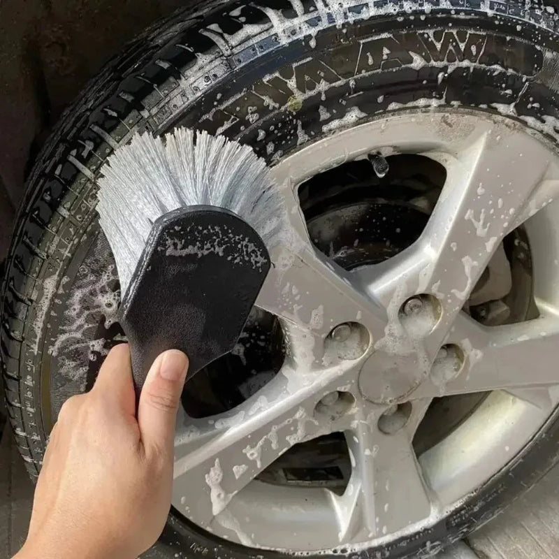 Tire and rim detailing brush PP bristles