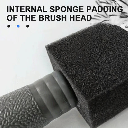 Long handle wheel cleaning brush