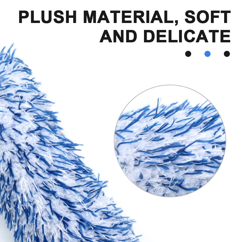 Car wheel brush in blue and black