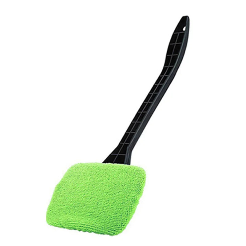 Auto glass wiper cleaning brush