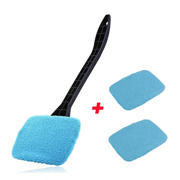 Car Window Cleaner, Windshield Cleaning Brush Kit with Long Handle