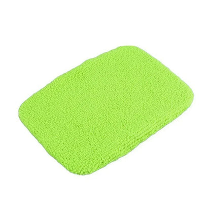 Car window cleaner brush for streaks and fingerprints