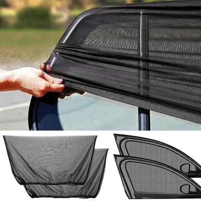 Car window mesh shade breathable sun cover