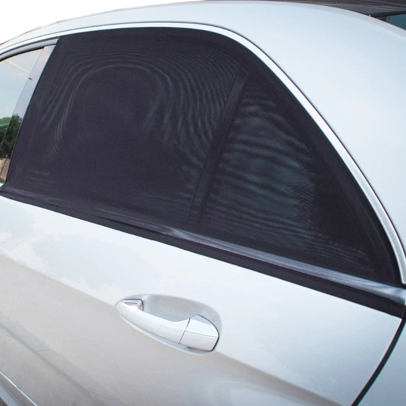 Foldable car window mesh shade