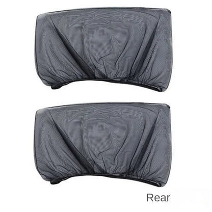 Car window mesh shade for front or rear