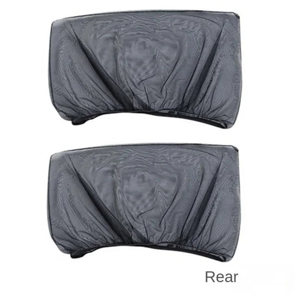 Car Window Mesh Shade, Breathable Sun Visor Cover for Front or Rear