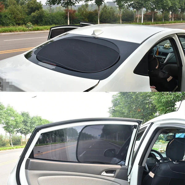 Car Window Sunshade, 5 Piece UV Protection Set for Front and Rear