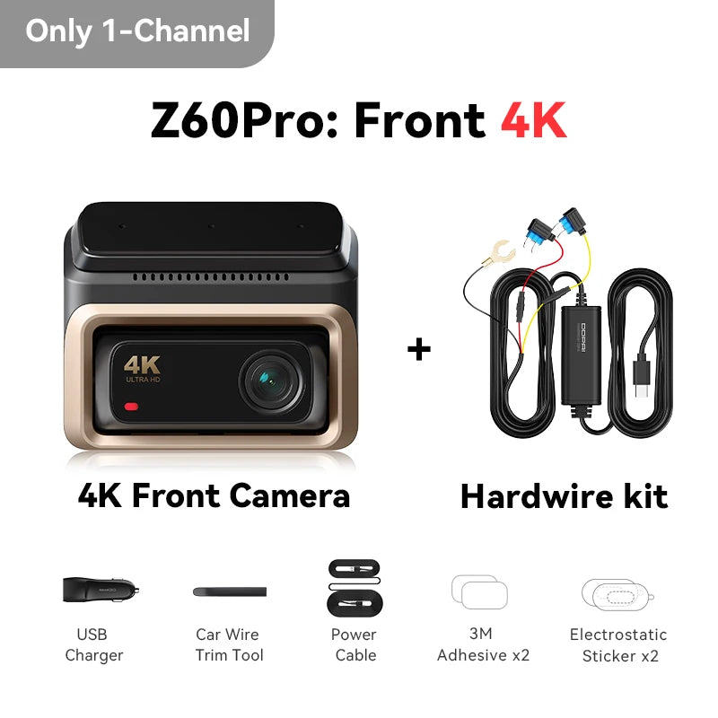 Car dash cam with voice control