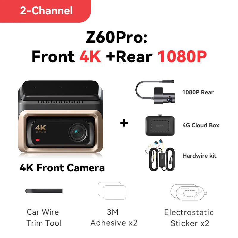 3 channel dash cam with cabin camera