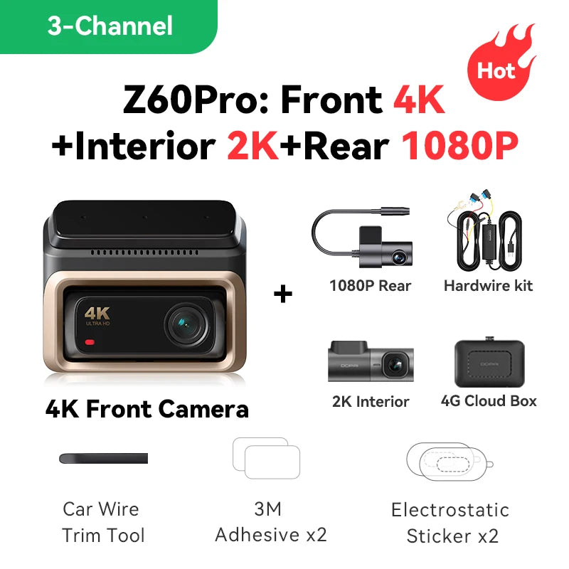 4G dash cam with remote viewing