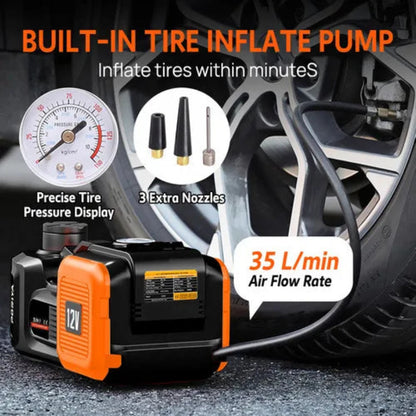 5T electric car jack with impact wrench