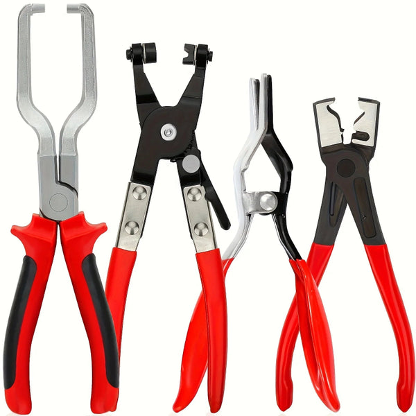 Hose Clamp Pliers, Carbon Steel Fuel Line Disconnect Tool Kit