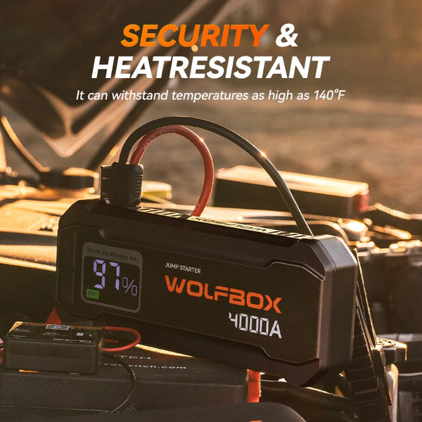 Jump Starter WOLFBOX JS24 4000A 24000mAh