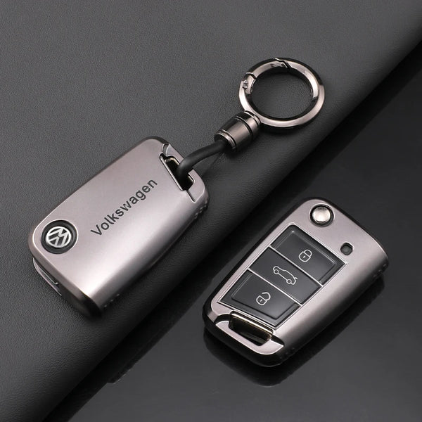 Key Fob Cover for Volkswagen, Premium TPU Flip Key Case