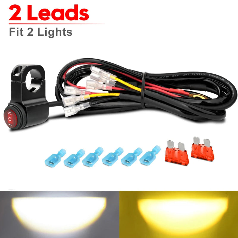Offroad LED light bar wiring kit