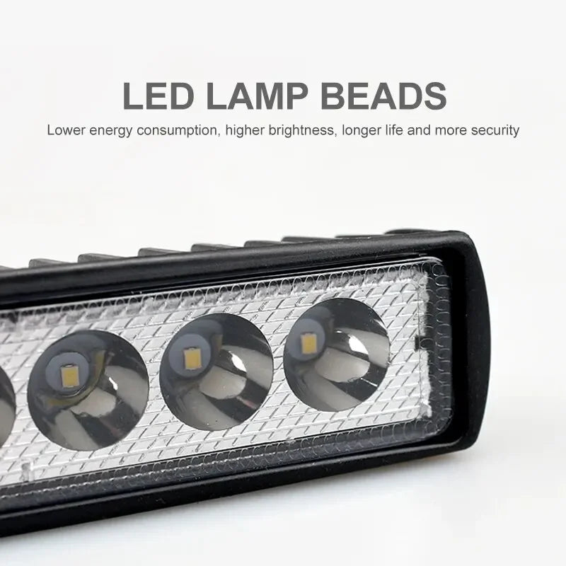 LED Work Light 6 LEDs 1420 Lumens Beam Detail