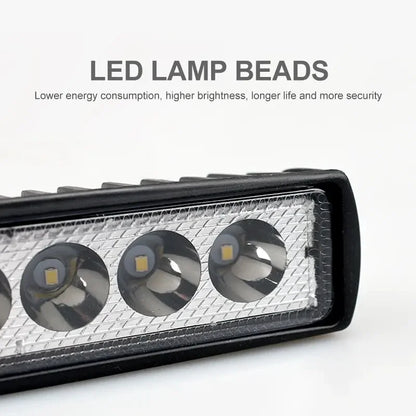 LED Work Light 6 LEDs 1420 Lumens Beam Detail