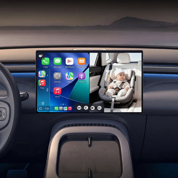 Wireless CarPlay Adapter with Baby Car Camera, Ottocast Cabin Care 1080P Night Vision