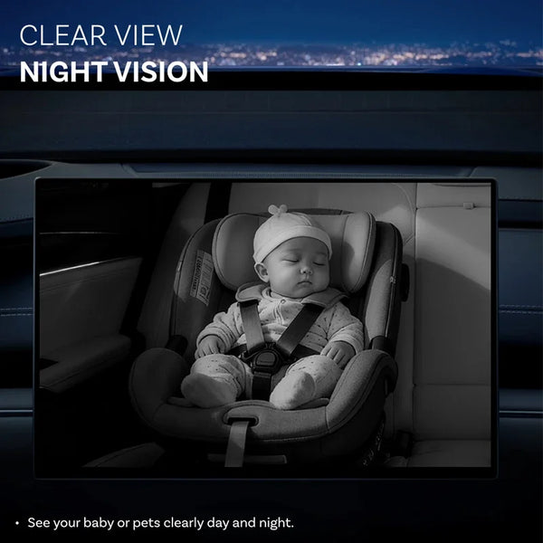 Wireless CarPlay Adapter with Baby Car Camera, Ottocast Cabin Care 1080P Night Vision