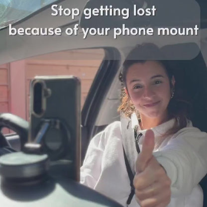 Magnetic Car Phone Mount with 360° Suction Holder