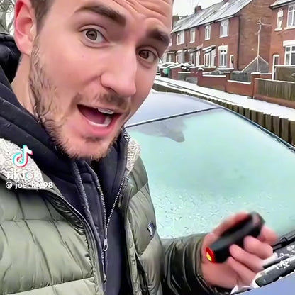Rechargeable Solar Anti-Ice Car Protector – Magnetic Base Winter Tool