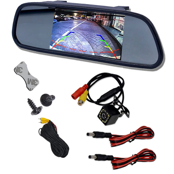 Reverse Camera Monitor Mirror 5 Inch