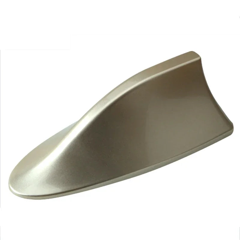 Shark Fin Car Antenna White Sleek Modern Aesthetic