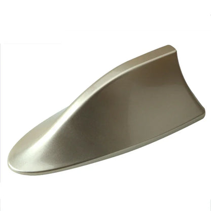Shark Fin Car Antenna White Sleek Modern Aesthetic