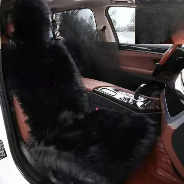 Car Seat Covers Sheepskin Plush Winter