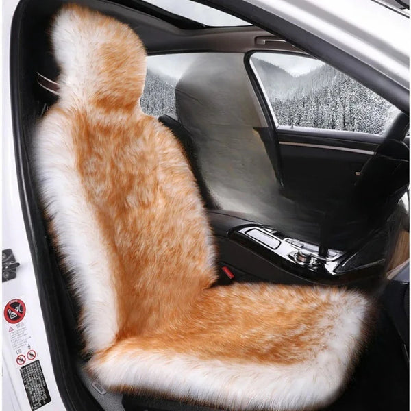 Car Seat Covers Sheepskin Plush Winter