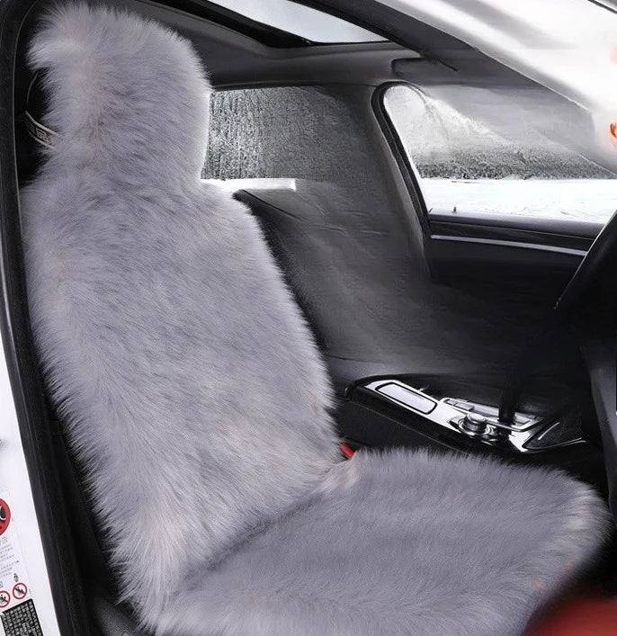 Sheepskin Car Seat Cover Plush Colour Option 7