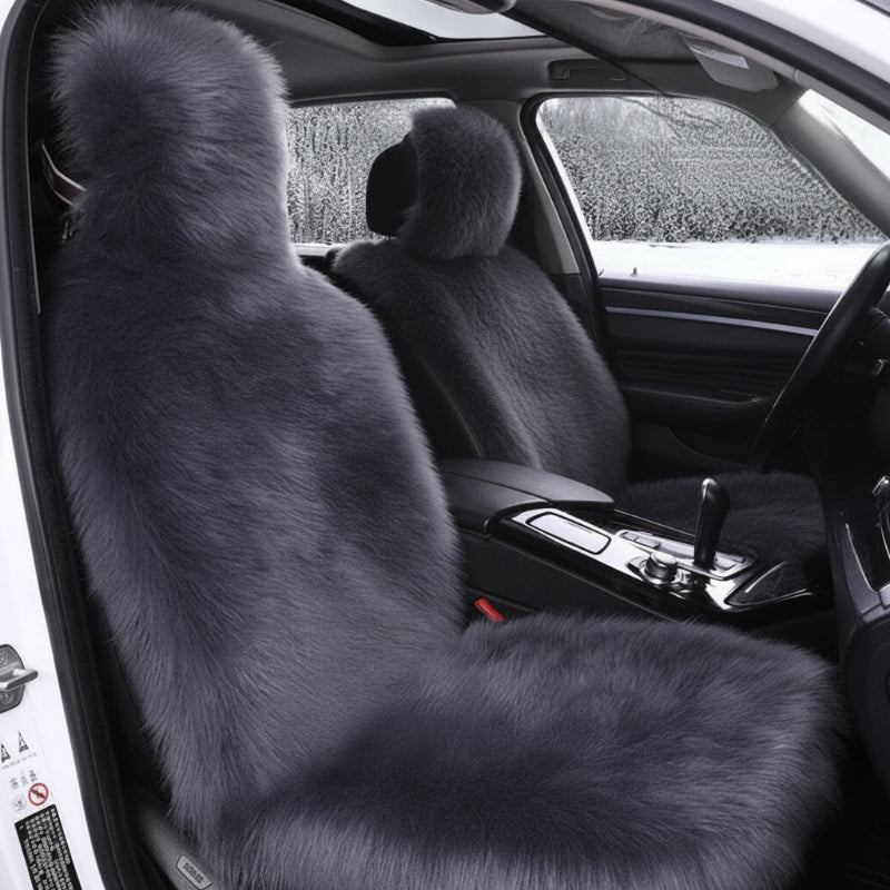 Sheepskin Car Seat Cover Plush Colour Option 8