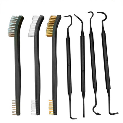 Steel wire brush kit double end