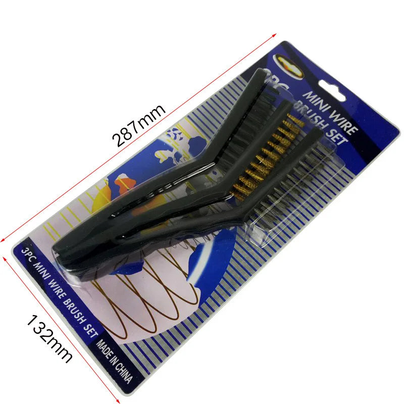 Polishing and grinding wire brush