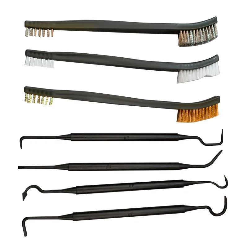 Wire brush for engine bay cleaning