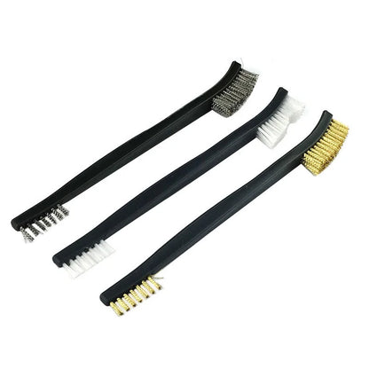 Combination brush set for metal